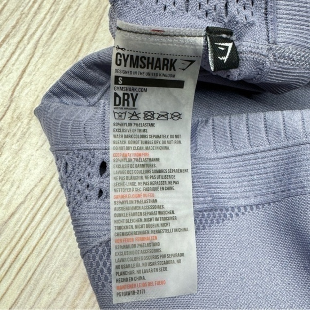 Gymshark Women's‎ Energy Seamless Cutout Leggings in Slate (Size Small) - Picture 10 of 10